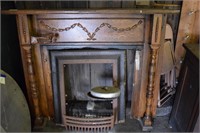 Antique Mantle & Fireplace