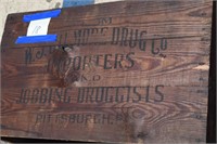 Antique Shipping Box-WJ Gilmore Druggist Pgh PA