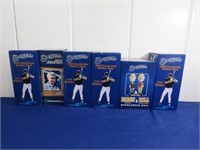 (6) Brewers Bobble Head Dolls in the Box - B