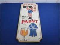 *Pabst BR Wood Sign