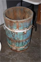 Antique Wooden Barrel 27H