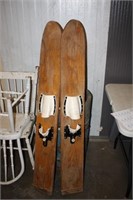 Pair of Wooden Water Ski's