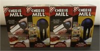 Lot of 4 Euro-Gourmet Cheese Mills