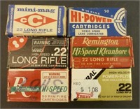 * .22 Long Rifle Ammo 241 Rounds, Some Hollow