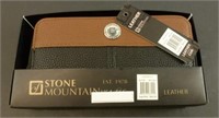 New with Tags "Stone Mountain" Leather Wallet