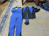 Men's 3 Piece Wet Suit, L