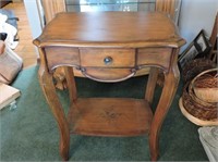 Small Lamp Table, 1 Drawer
