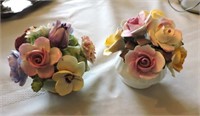 Pair of Porcelain Flower Baskets