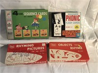 Set of Vintage Educational Games