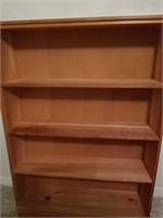 Medium Toned Wood Bookcase