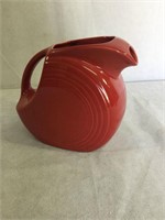 Red Fiestaware Juice Pitcher