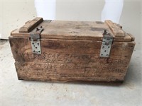 Old Wooden Fireworks Crate