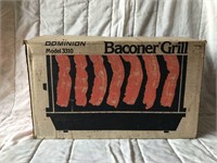 Vintage Dominion Baconer Grill in Original Box