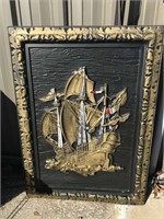 Large Plastic Pirate Ship Picture