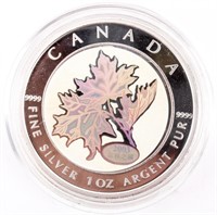 Coin 2003 Canadian $5 Holographic Maple Leaf .9999