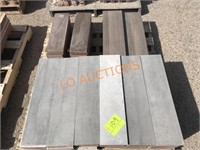 Pallet of Gray, Brown Tile Strips
