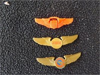Vintage Toy Airplane Flight Wings Lot of 3
