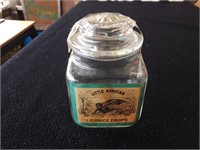 Vintage Black Americana Licorice Jar