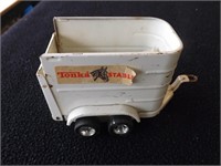 Vintage Pressed Steel Tonka Farm Trailer & Horse