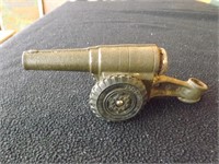 Vintage Cast Iron Premier Toy Army Cannon