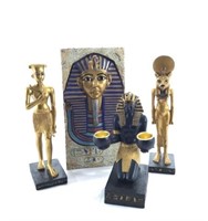 Egyptian Figurines & Plaque
