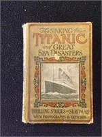 Vintage 1912 Titanic Sea Disasters Book