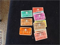 Vintage 1940-50's Union Member Card Lot