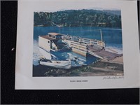 Vintage Print of Tates Creek Ferry