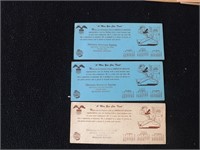 Three Vintage 1955 Chrisman Insurance Calendars
