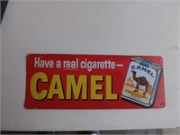 Rusty Camel Cigarettes Door Push Metal Sign
