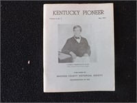 1972 Kentucky Pioneer History Book-Madison County