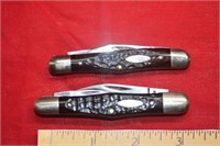 (2) Case XX Knives Whittler 6383 and 6208