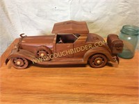 Handcarved 1931 Cadillac by Daniel Schulze