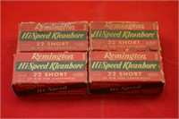 (4) Remington Kleanbore .22 Short