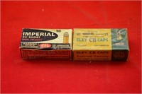 (2) Imperial & Eley .22 Short & CB Caps