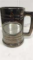 Engraved beer stein