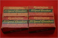(4) Remington Kleanbore .22 LR