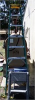 (3) Ladders: Werner 8ft fiberglass “A” frame
