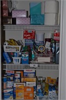 Closet Full of Personal Care Supplies-Bandages,Den