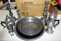 Pewter Set and Glass set
