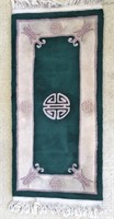 Chinese plush rugs, matching pair