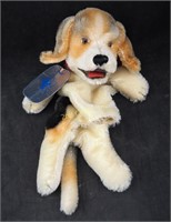 Steiff Mimic Biggie Dog Puppet Beagle W/ Tags Rare