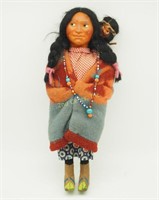 Vintage Native American W/ Baby Doll 11"