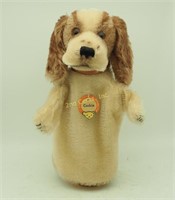 Steiff Cockie Dog Puppet Plush Toy W/ Tags Cocker