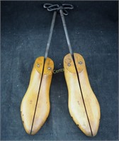 Pair Of Wooden Shoe Stretcher G E Belcher