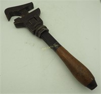 Antique Bemis & Call Pipe Nut Wrench Monkey Wood