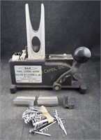 B & K Floral Stemming Machine Old Tool Cast Iron