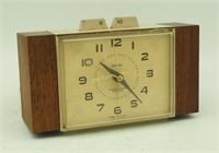 Westclox Nite-vue Electric Alarm Clock Retro Wood