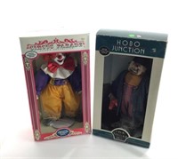 Hobo Junction & Circus Parade Porcelain Dolls