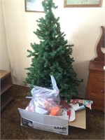 Holiday Lot - Christmas Tree, Decorations, Etc